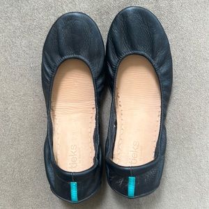 Black Tieks, size 9.